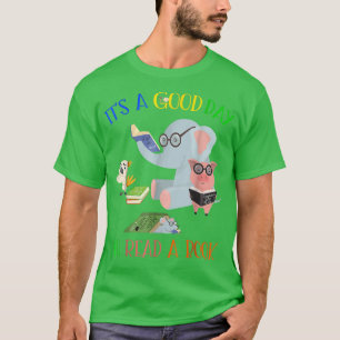 Reading Elephant And Pig Book Lovers Friendship Bo T-Shirt