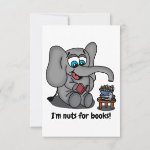 Reading Elephant: I'm Nuts for Books Save The Date