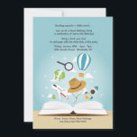 Reading Expands the Mind Invitation<br><div class="desc">A unique birthday party invitation featuring a book exchange between the party guests. The card is easy to customize with your wording, font, font colour and choice of six paper types. Not exactly what you're looking for? All our products can be custom designed to meet your needs at no extra...</div>