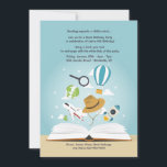 Reading Expands the Mind Invitation<br><div class="desc">A unique birthday party invitation featuring a book exchange between the party guests. The card is easy to customize with your wording, font, font colour and choice of six paper types. Not exactly what you're looking for? All our products can be custom designed to meet your needs at no extra...</div>