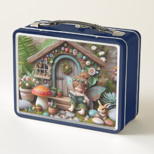 Reading Fairy Metal Lunch Box