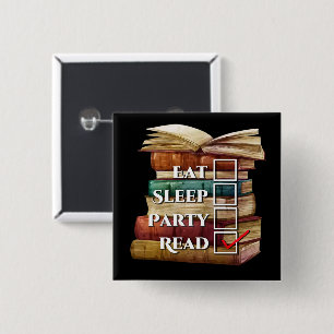 Reading First 2 Inch Square Button