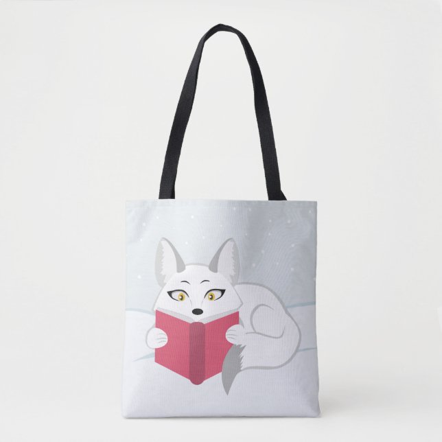 Reading Fox Tote Bag (Front)