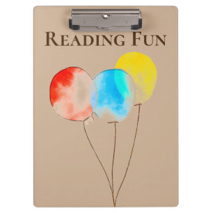 Reading Fun Clipboard