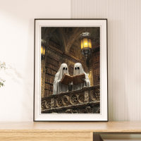 Reading Ghost Vintage Antique Books Library