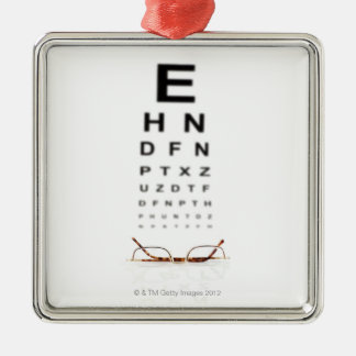 Reading Glasses Metal Ornament