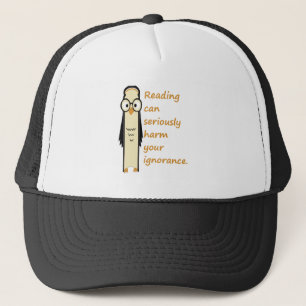 Reading Harm Ignorance Inspirational Quote Trucker Hat