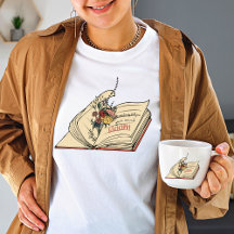 Reading helps your mind bloom Wildflower women