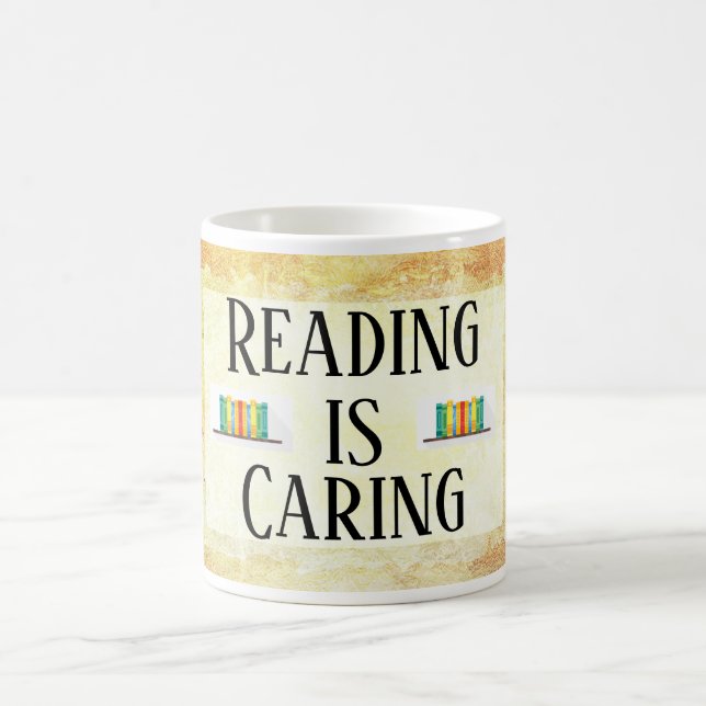 Reading is Caring Coffee Mug (Center)