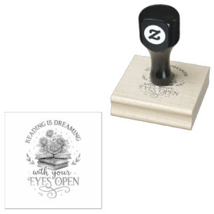Reading Is Dreaming....  Rubber Stamp