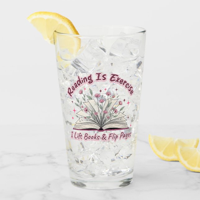 Reading Is Exercise....  Glass (Front Ice)