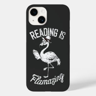 Reading Is Flamazing Funny Book Reading Lovers Case-Mate iPhone 14 Case