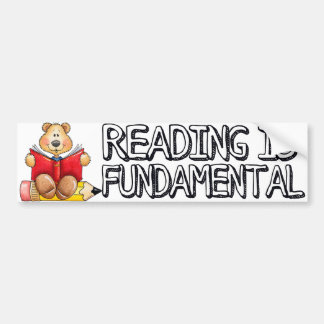 Reading is Fundamental Bumper Sticker