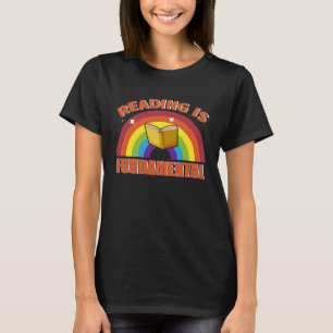 Reading is Fundamental Poetry Bookworm And Book Re T-Shirt