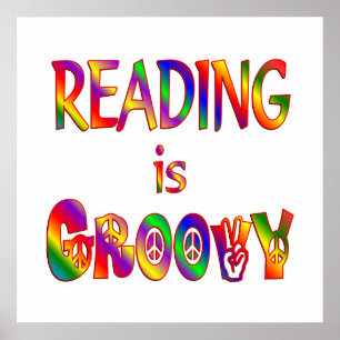 Reading is Groovy Poster