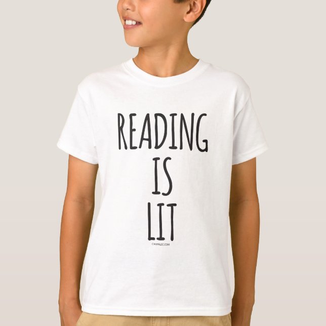 Reading is Lit Camp ALEC T-Shirt (Front)