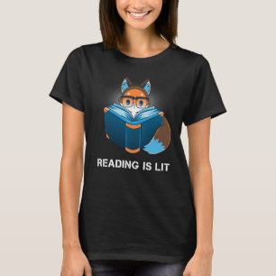 reading is lit shirt, reading is lit T-Shirt