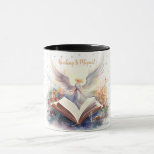 Reading is Magical Snowflake Design Mug