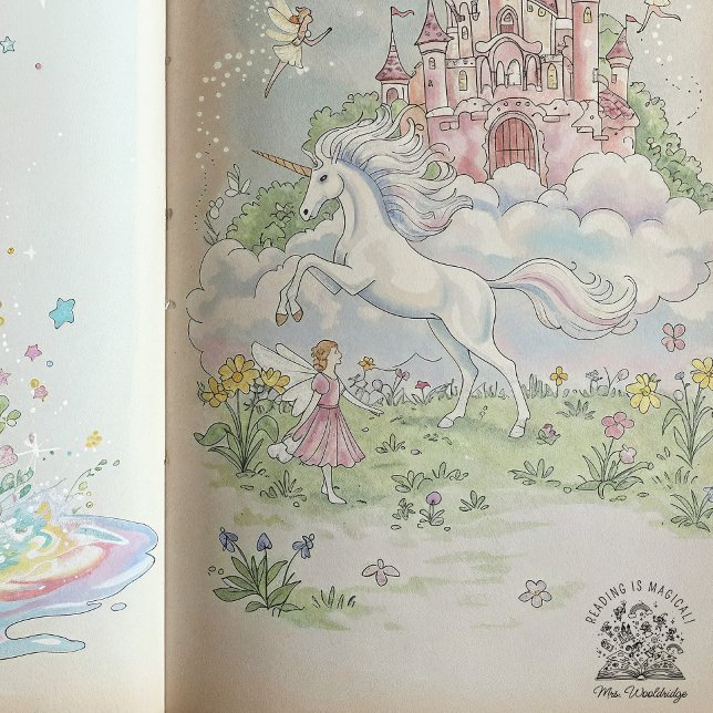 Reading Is Magical Teacher's Class Library Fantasy Self-inking Stamp (Creator Uploaded)