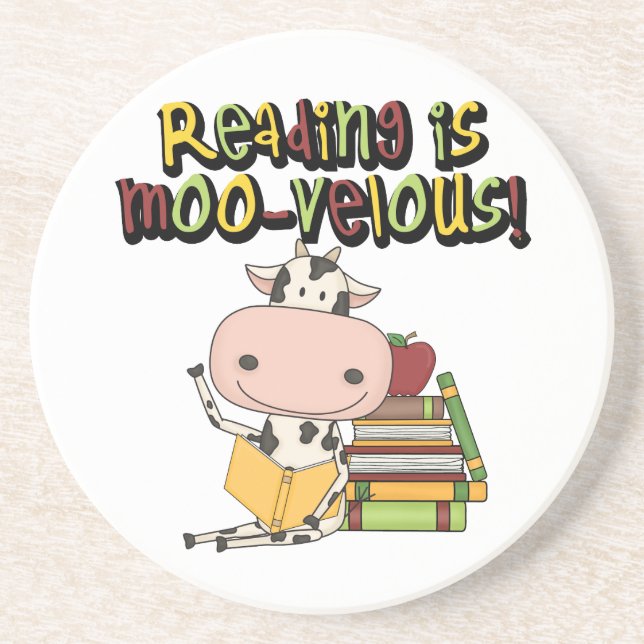 Reading is Moo-velous Coaster (Front)