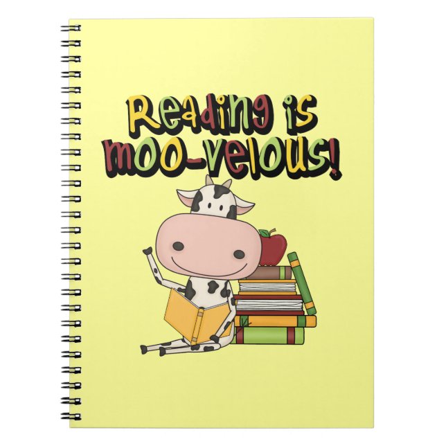 Reading is Moo-velous Notebook (Front)
