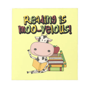Reading is Moo-velous Notepad