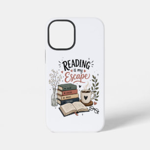 Reading Is My Escape - Cozy Book Lover Aesthetic iPhone 12 Mini Case