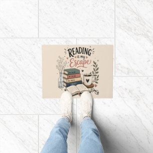 Reading Is My Escape - Cozy Book Lover Planner Doormat