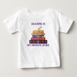 Reading Is My Favorite Sport  Baby T-Shirt