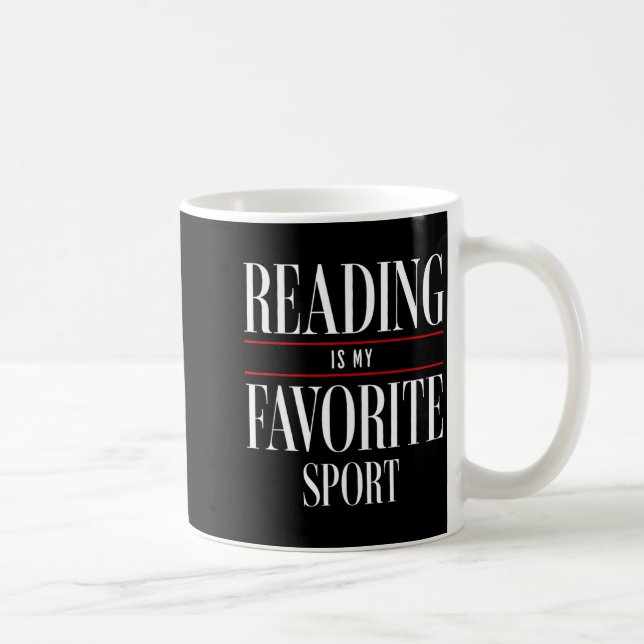 Reading Is My Favorite Srt Book Lover Funny Saying Coffee Mug (Right)