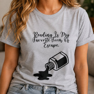 Reading Is My Favourite Form Of Escape Bookworm T-Shirt