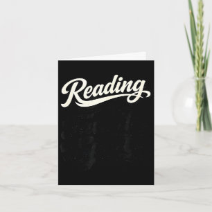 Reading is my favourite sport book lover humour card