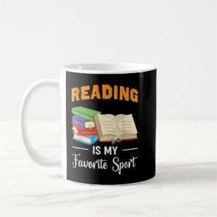 Reading Is My Favourite Sport T-Shirt Coffee Mug