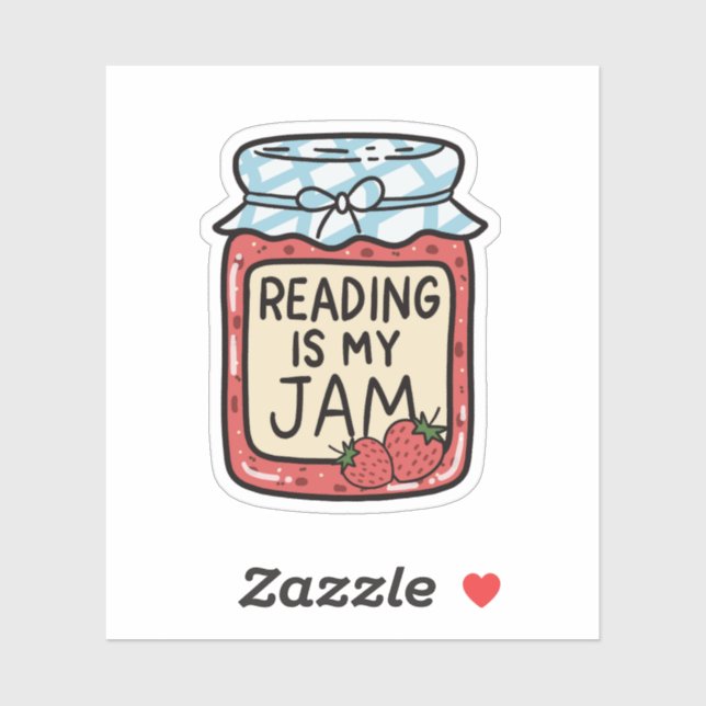 Reading is my Jam Cute Bookish Bookclub Book Lover (Sheet)
