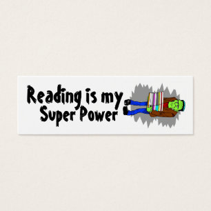Reading Is My Super Power Mini Bookmarker