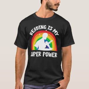 Reading Is My Superpower Book-Shirt Kids Boy Toddl T-Shirt