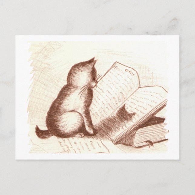 Reading is my Utopia Postcard (Front)