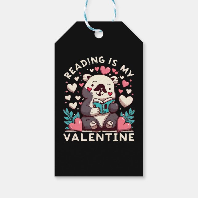 Reading Is My Valentine Gift Tags (Back)