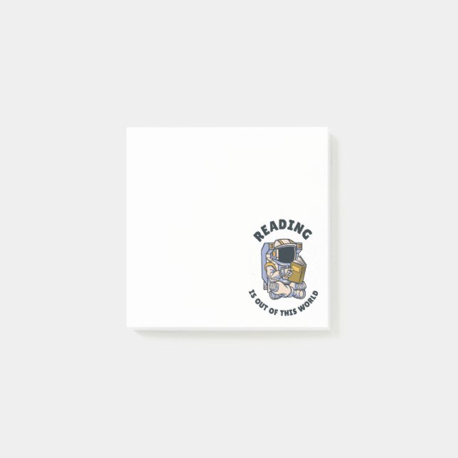 Reading Is Out Of This World Post-it Notes (Front)