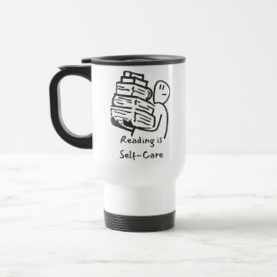 Reading Is Self-Care Book Lover Travel Mug