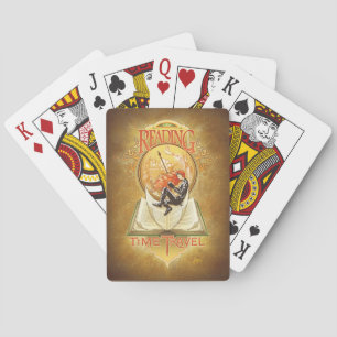 Reading is Time Travel Playing Cards