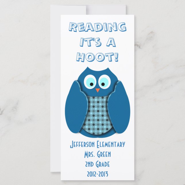 Reading It's A Hoot (Front)