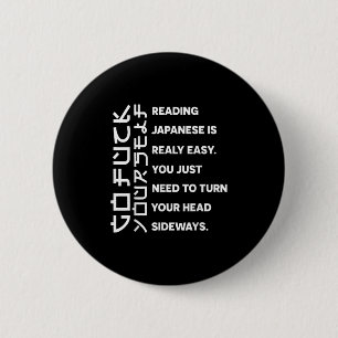 Reading Japanese Is Really Easy Shirt Student Quot 2 Inch Round Button
