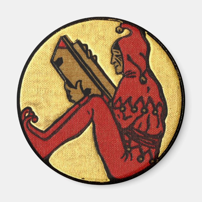 Reading Jester Magnet (Front)