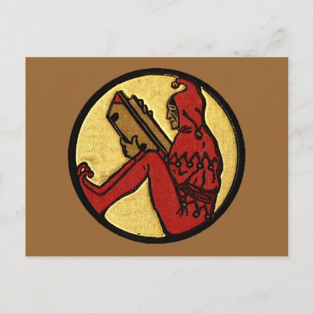 Reading Jester Postcard (Front)