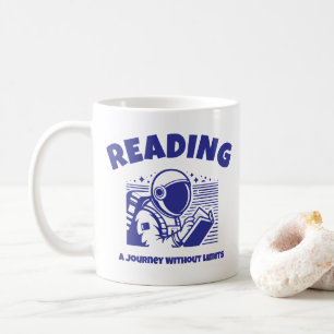 Reading Journey Without Limits - Personalize Coffee Mug
