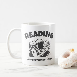 Reading Journey Without Limits - Personalize Coffee Mug