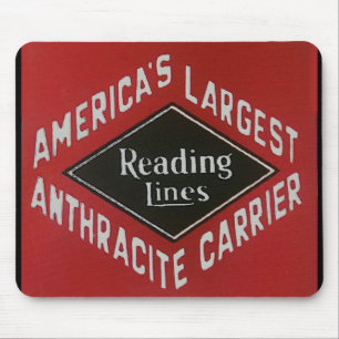 Reading Lines America's Largest Anthracite Carrier Mouse Pad