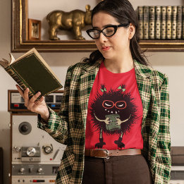 Reading Lover Evil Character Book Nerd T-Shirt