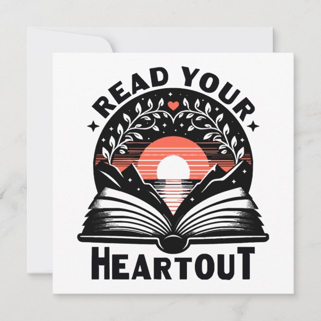 Reading Lover Read Your Heart Out Book Nerd (Front)
